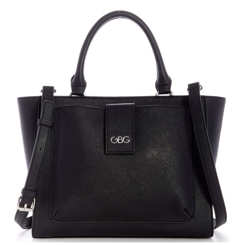 Bolso Mchenry Tipo Satchel Color Negro G By Guess