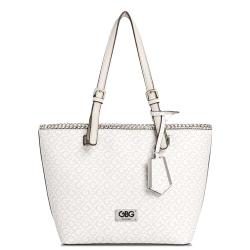 Bolso Newhall Tipo Carryall Color Blanco G By Guess