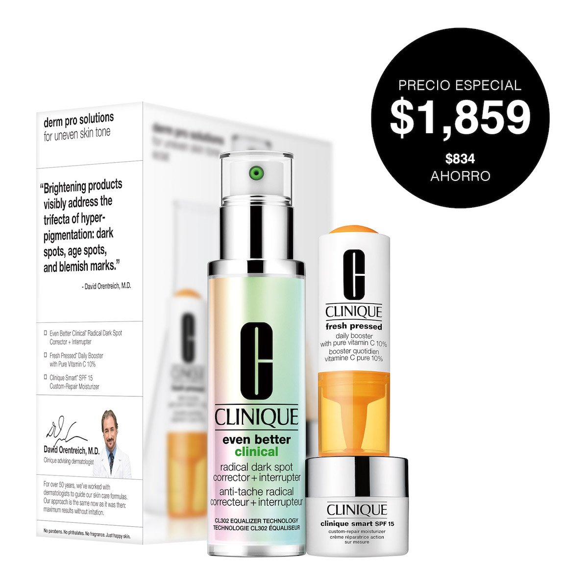 Set Clinique Dr\'s Uneven Skin