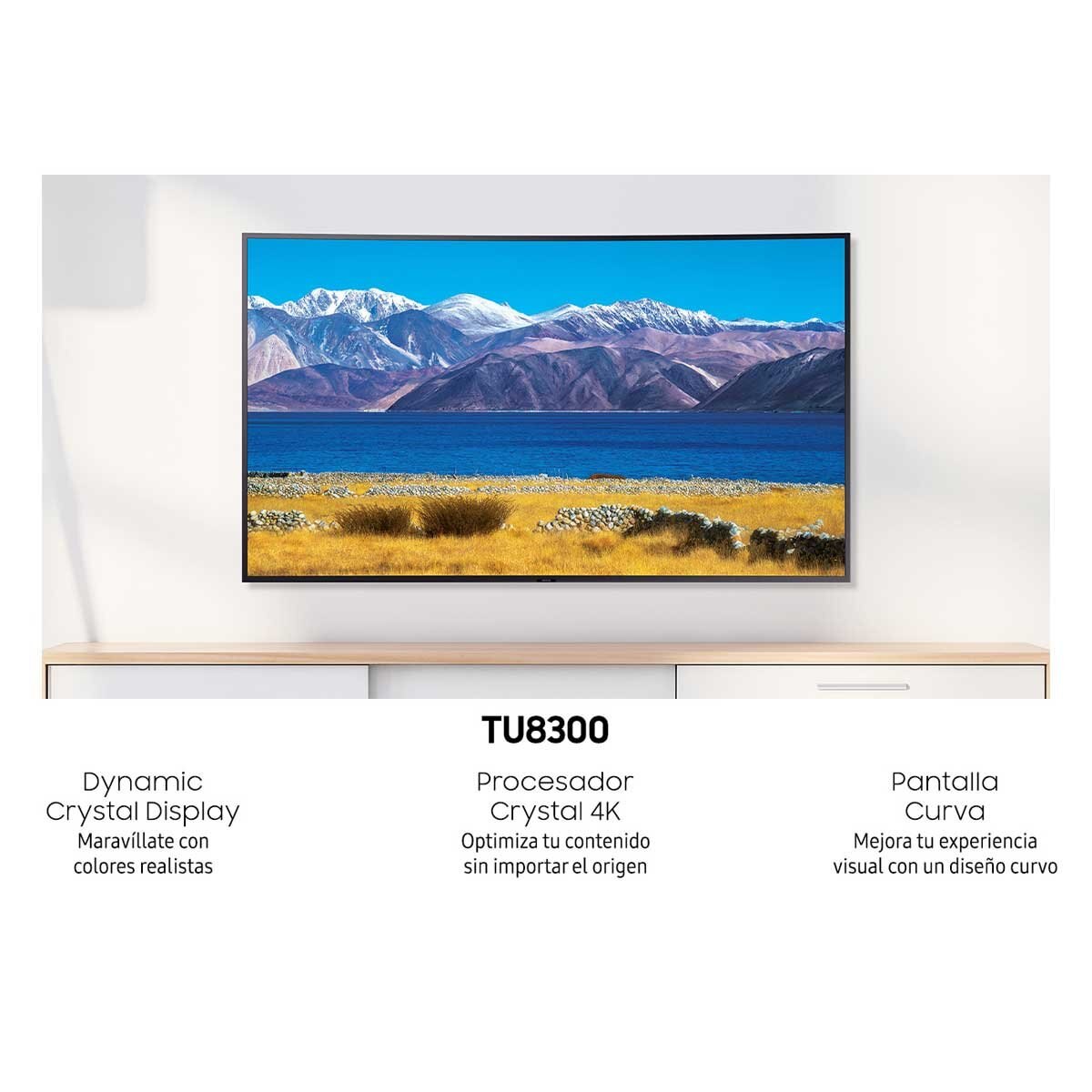 Pantalla 55" Crystal Uhd 4K Un55Tu8300Fxzx Samsung