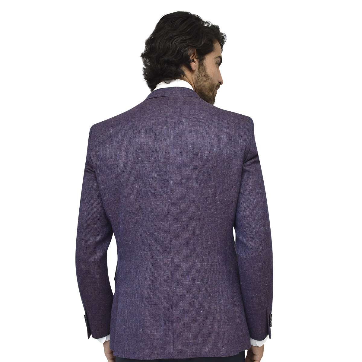 Sacos morados best sale para hombre