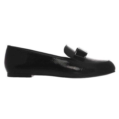 Zapato Tipo Loafer en Piel Sintética Y Punta Redonda Color Negro Westies