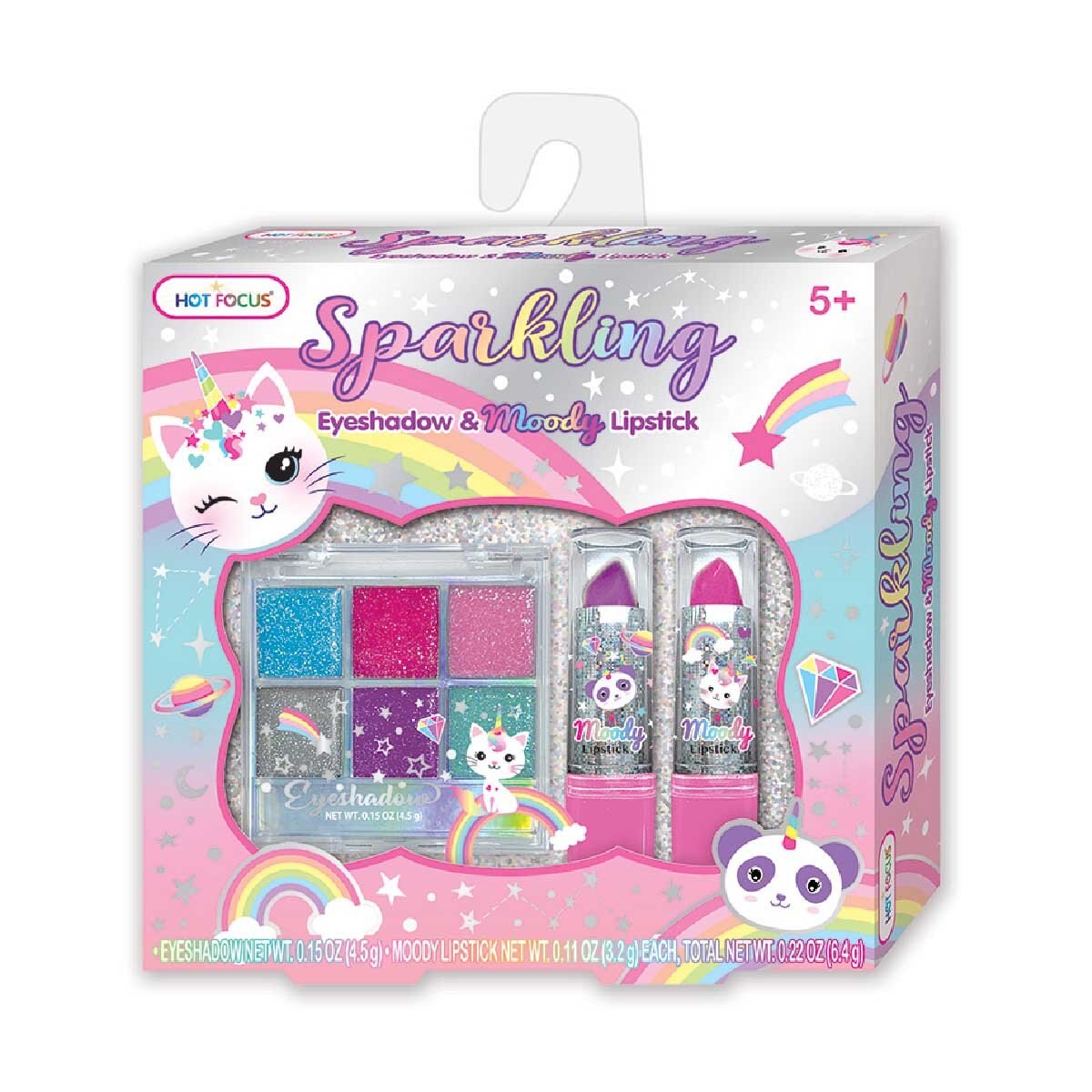 Juego de Sombras Y Labiales Caticorn Hot Focus