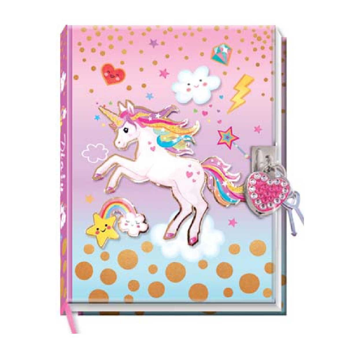 Diario con Candado Unicornio Hot Focus