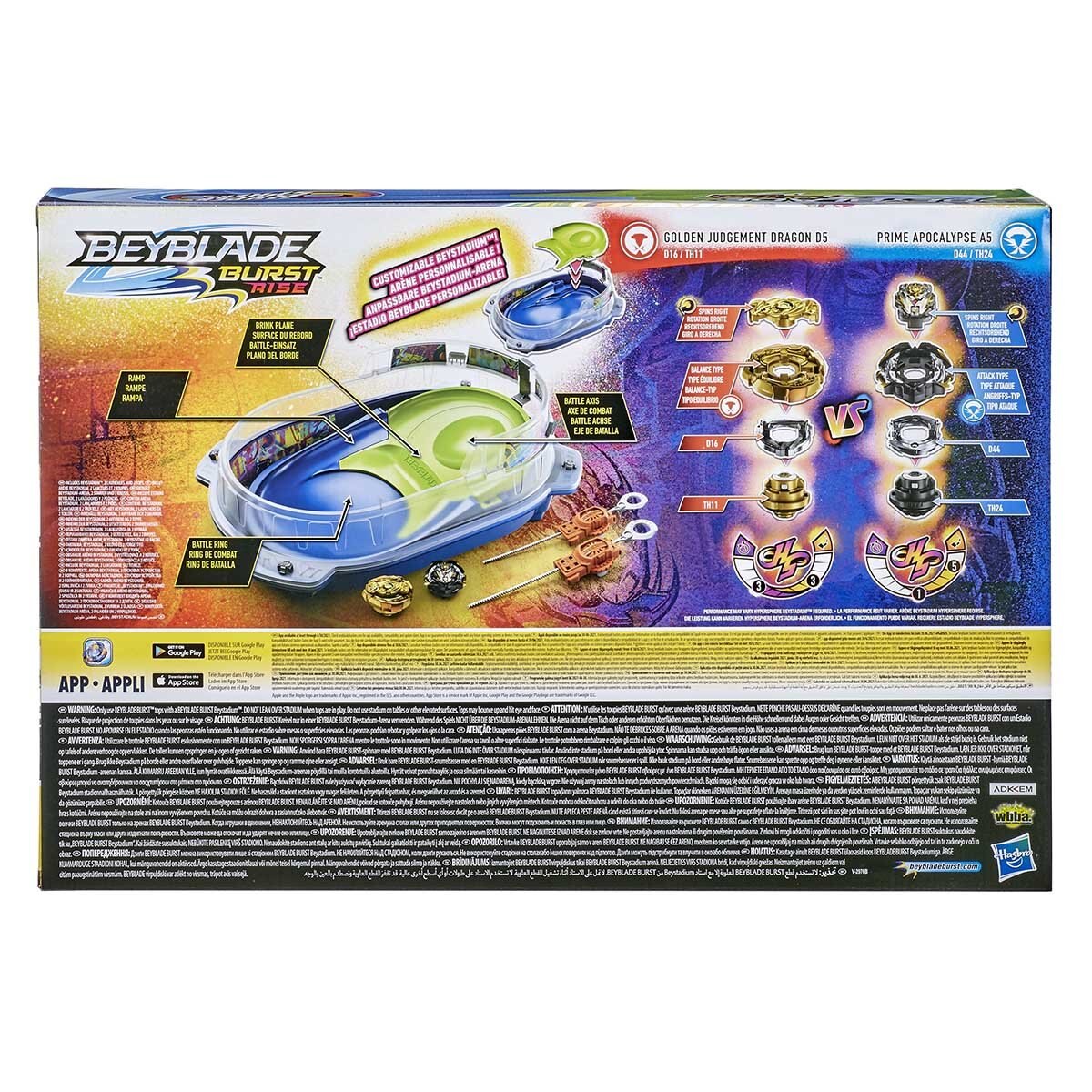 Juego de Batalla Beyblade Burst Rise Hypersphere