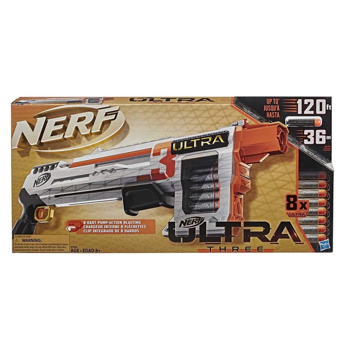 Lanzador Nerf Ultra Three