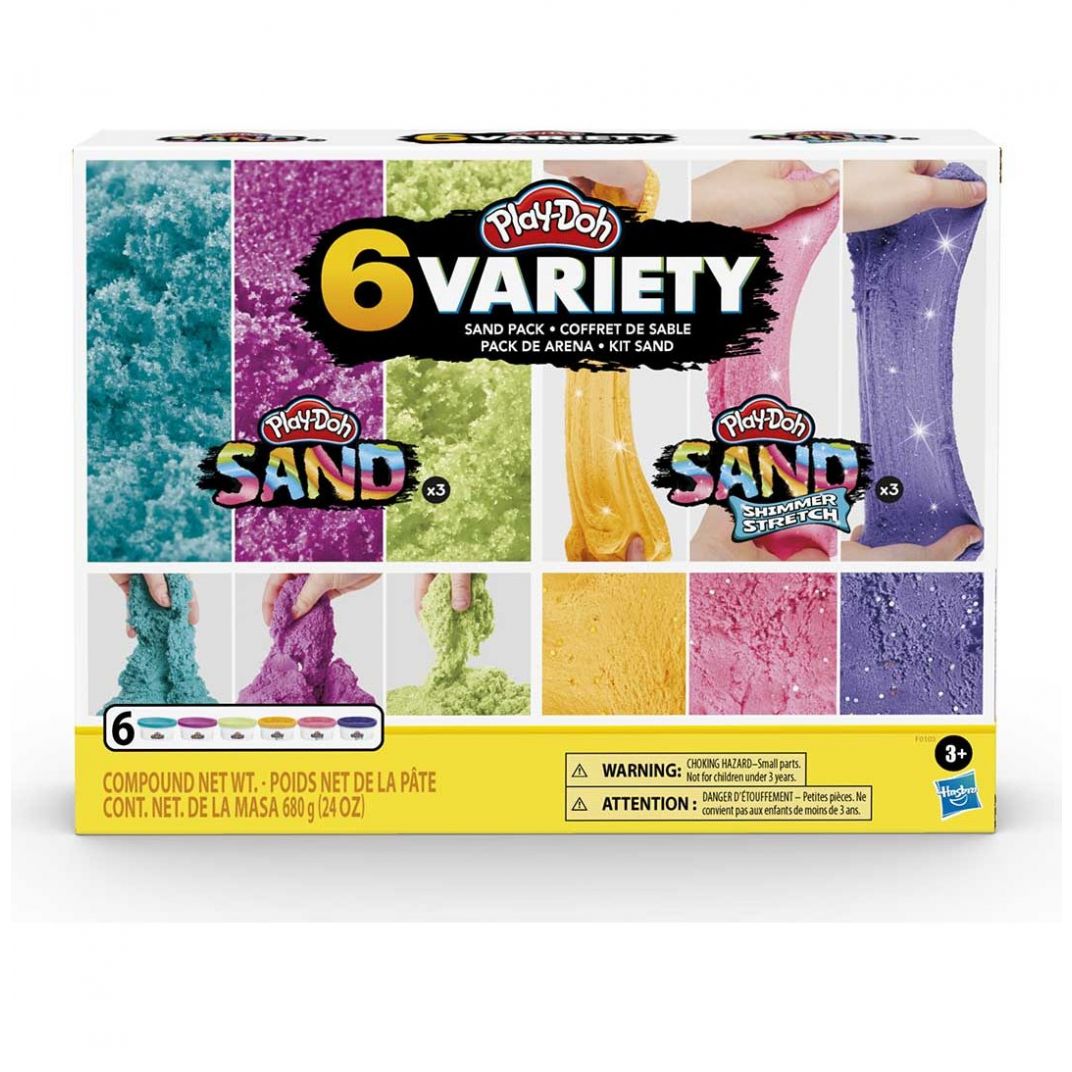 Arena 6 Variedades Play-Doh