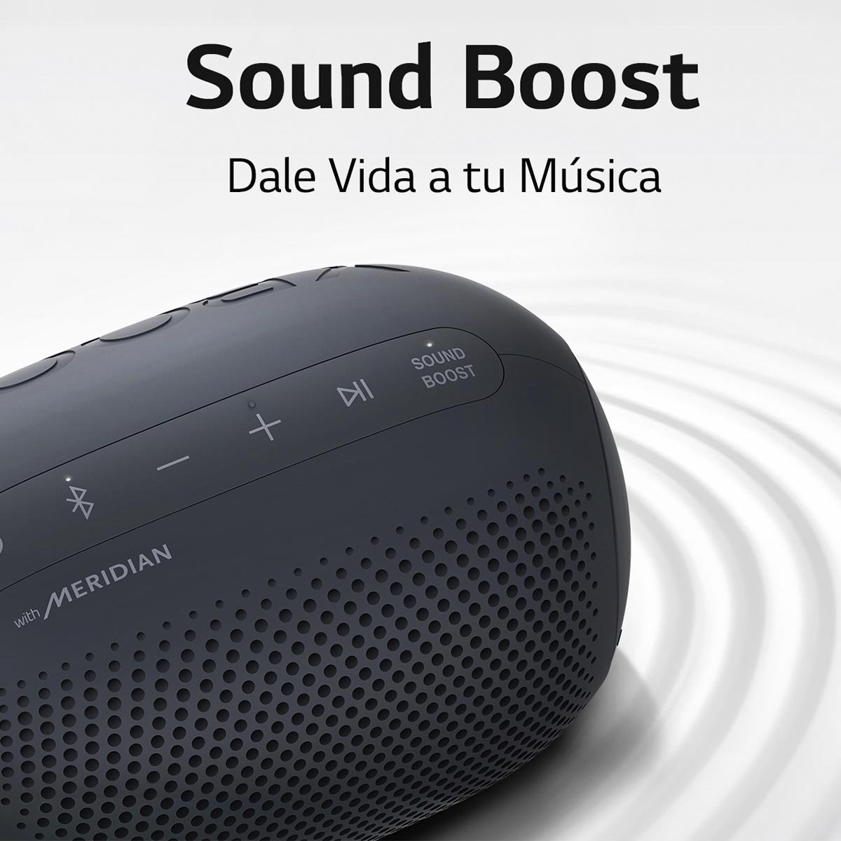 LG Xboom Go Pl2 - Bocina Bluetooth Portátil Inalámbrica con Hasta 10 Horas de Batería - Negro