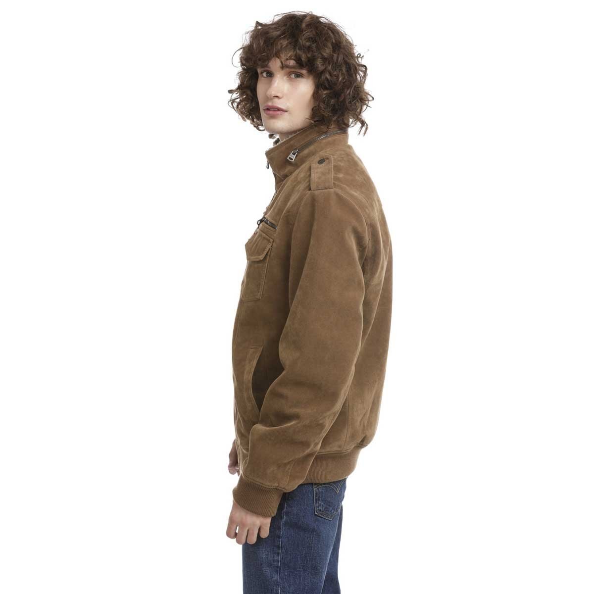 Chamarra Café de Cuello Alto para Caballero Levi's