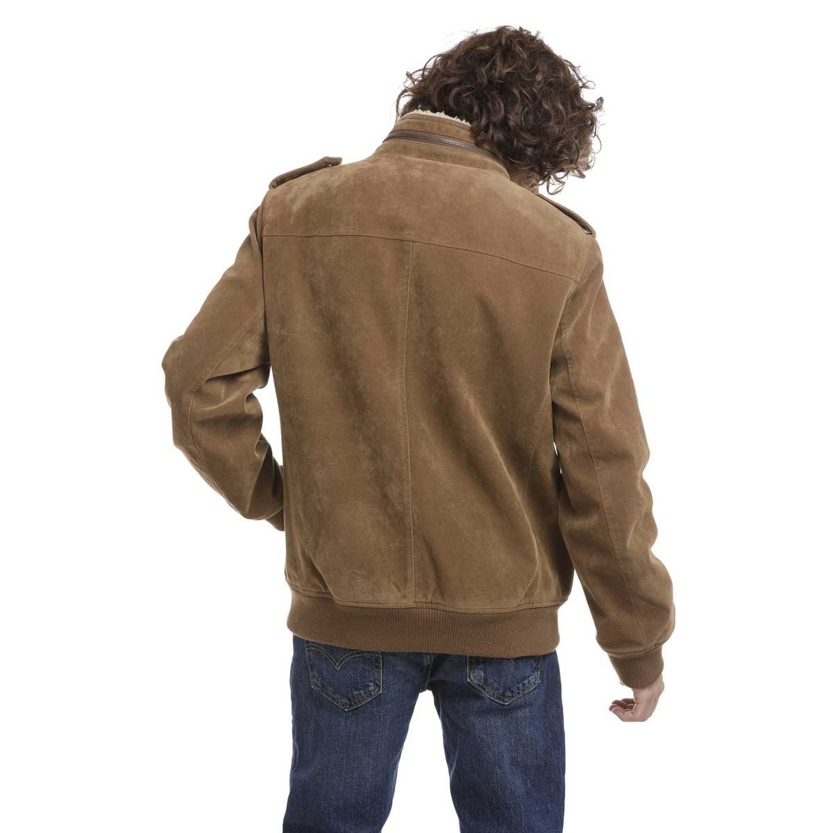Chamarra Café de Cuello Alto para Caballero Levi's