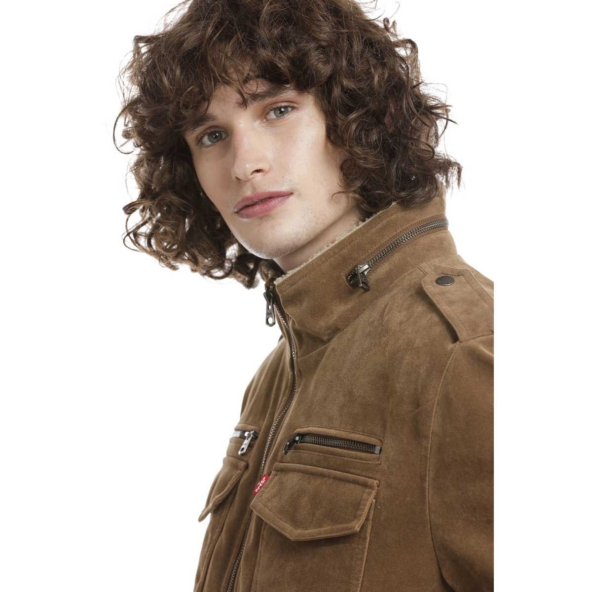 Chamarra Café de Cuello Alto para Caballero Levi's