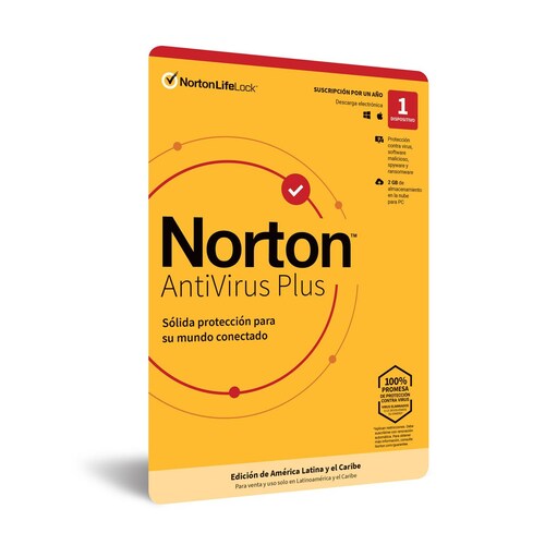 Antivirus Norton Plus 1 Dispositivo 1 Año