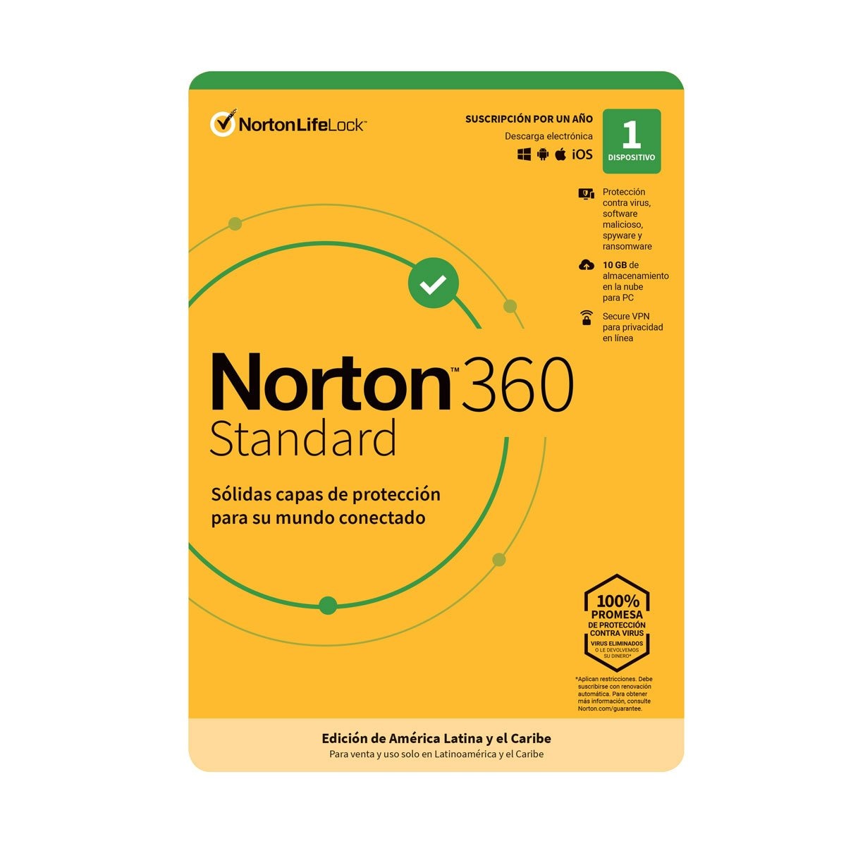Norton 360 Standard 1 Dispositivo 1 Año