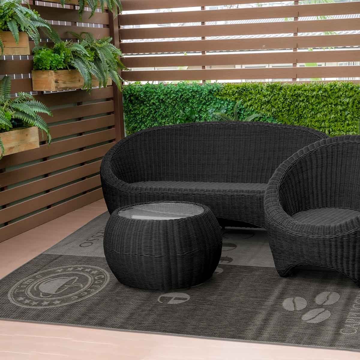 Tapete Abadi Terra Gris Plata 1.80 X 1.20