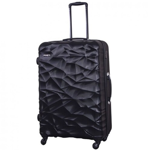 Maleta con Ruedas 20" Negro Planeta