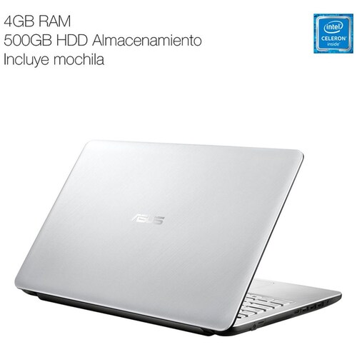 Laptop 15.6" Asus X543Ma-Gq960T Plata + Mochila