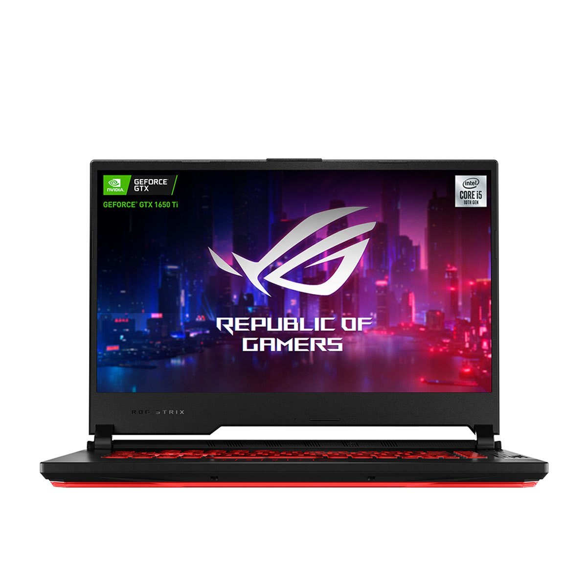 Laptop 15.6" Asus Rog Strix G512Li Negro + Mochila