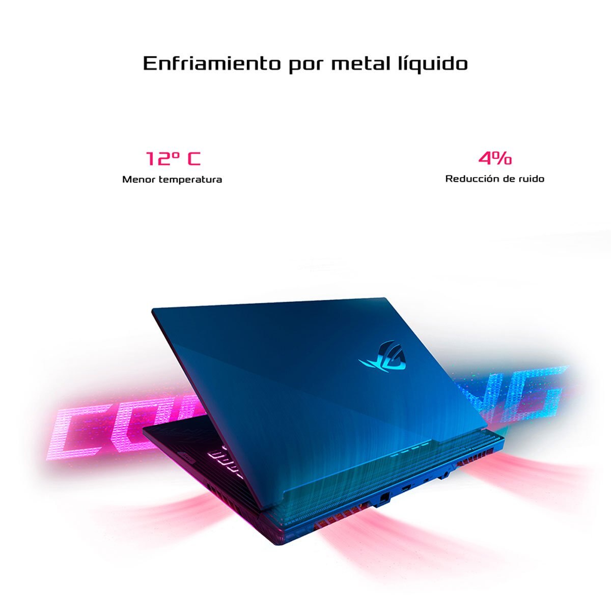 Laptop 15.6" Asus Rog Strix G512Li Negro + Mochila