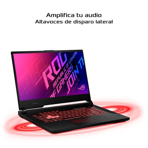 Laptop 15.6" Asus Rog Strix G512Li Negro + Mochila