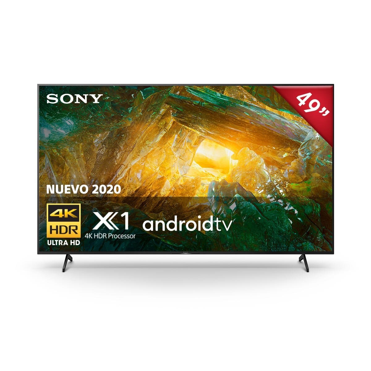 Pantalla 49" 4K Uhd Android Tv Xbr49X800H Sony