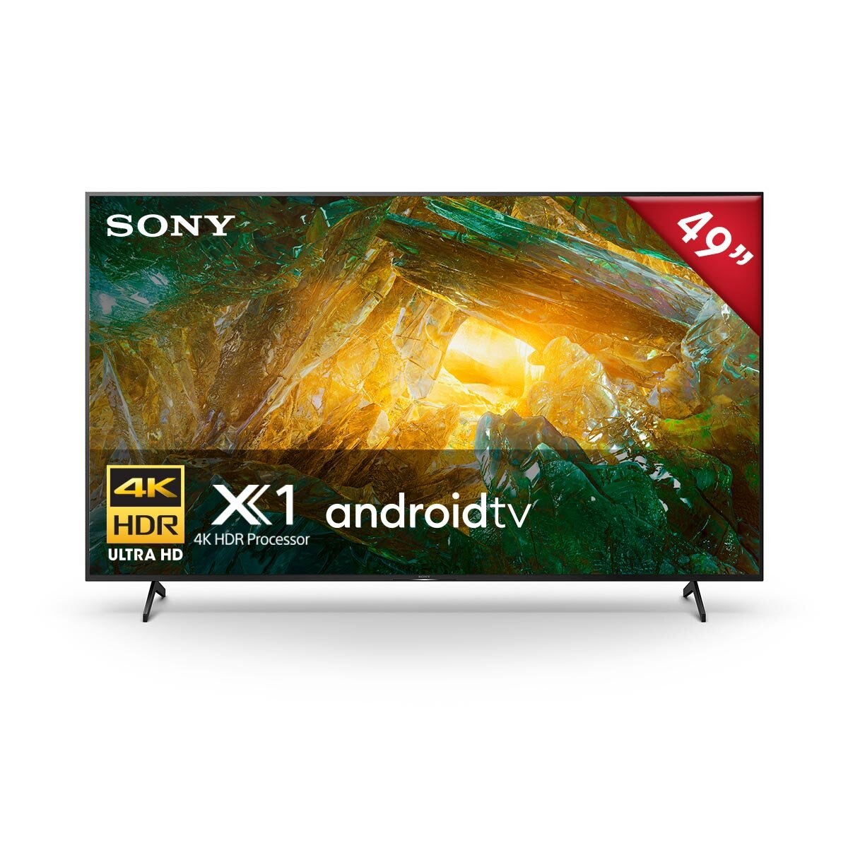 Pantalla 49" 4K Uhd Android Tv Xbr49X800H Sony