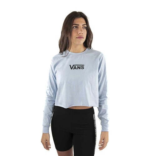 Playera Manga Larga Logo Vans