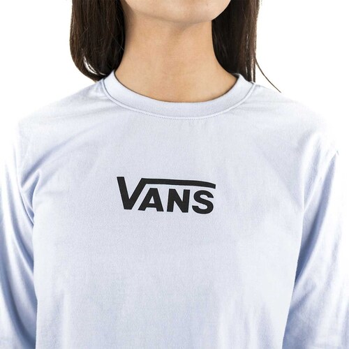 Playera Manga Larga Logo Vans