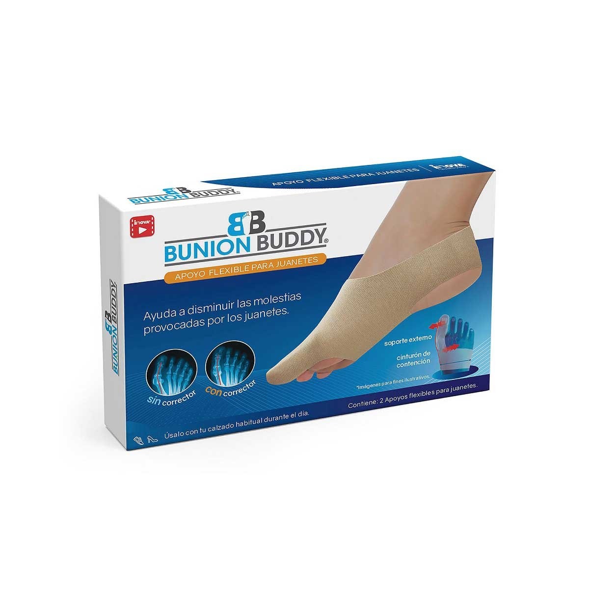 Bunion Buddy Calcetín para Juanetes Izq G-Xg