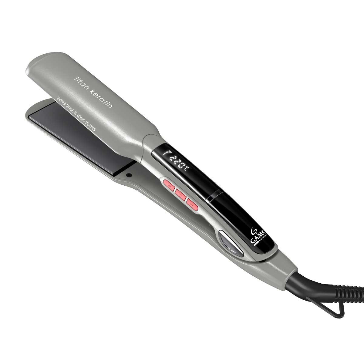 Plancha Xwide Dig Titan Keratin Gama Italy