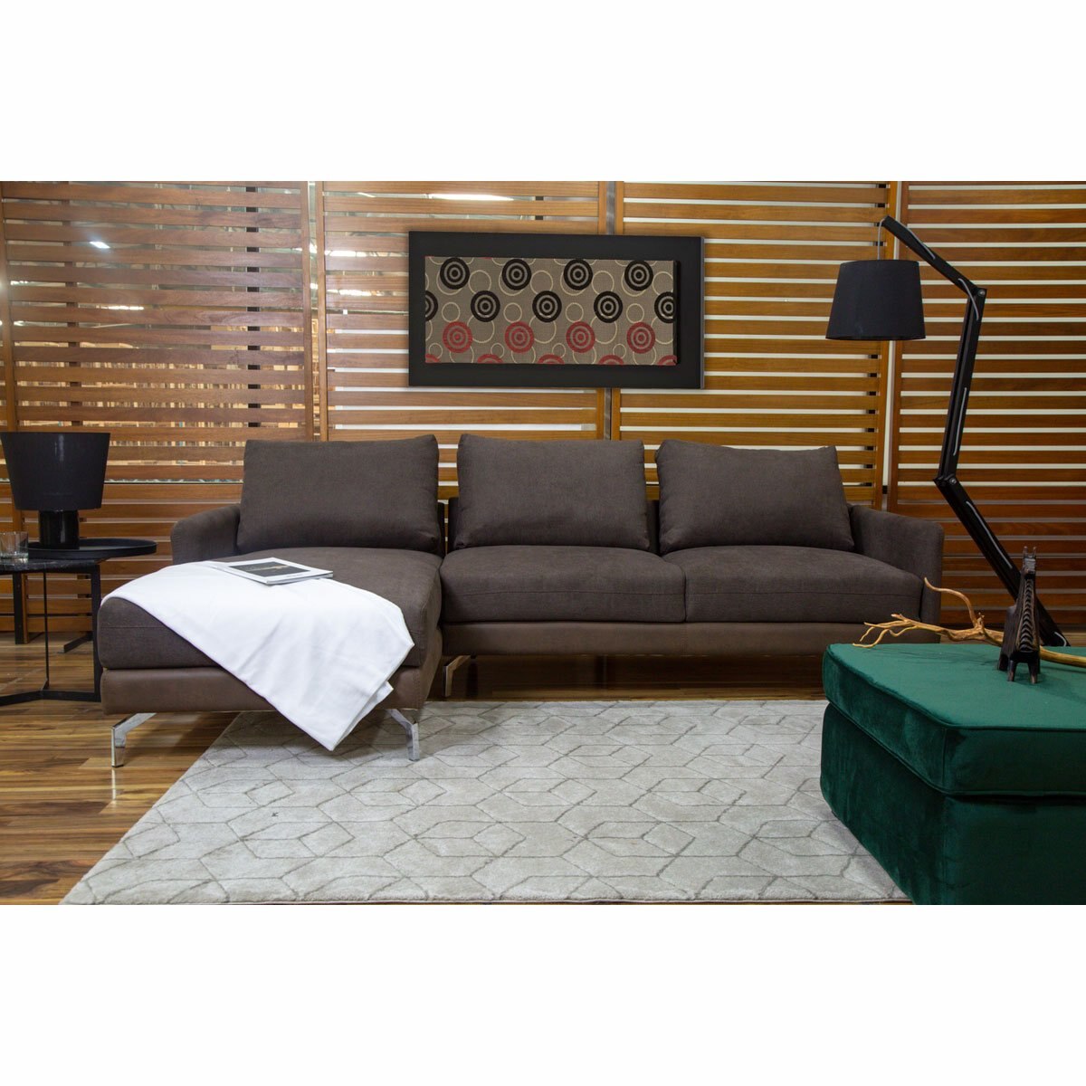Chaise Izquierdo Treviso Fudge Chocolate Devane