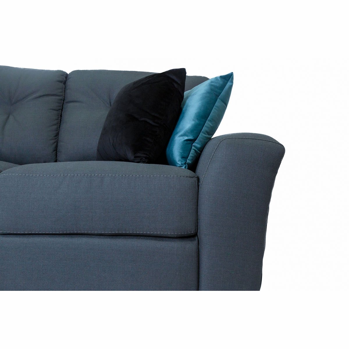 Love Seat Cassandra Montreal Charcoal Gris Devane