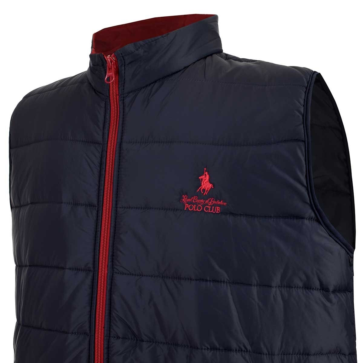 Chaleco Capitonado Horizontal para Caballero Polo Club