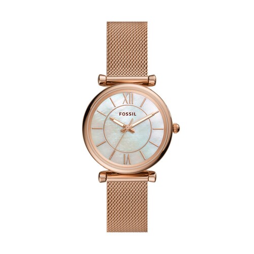 Reloj Oro Rosado para Dama Fossil Modelo Es4918
