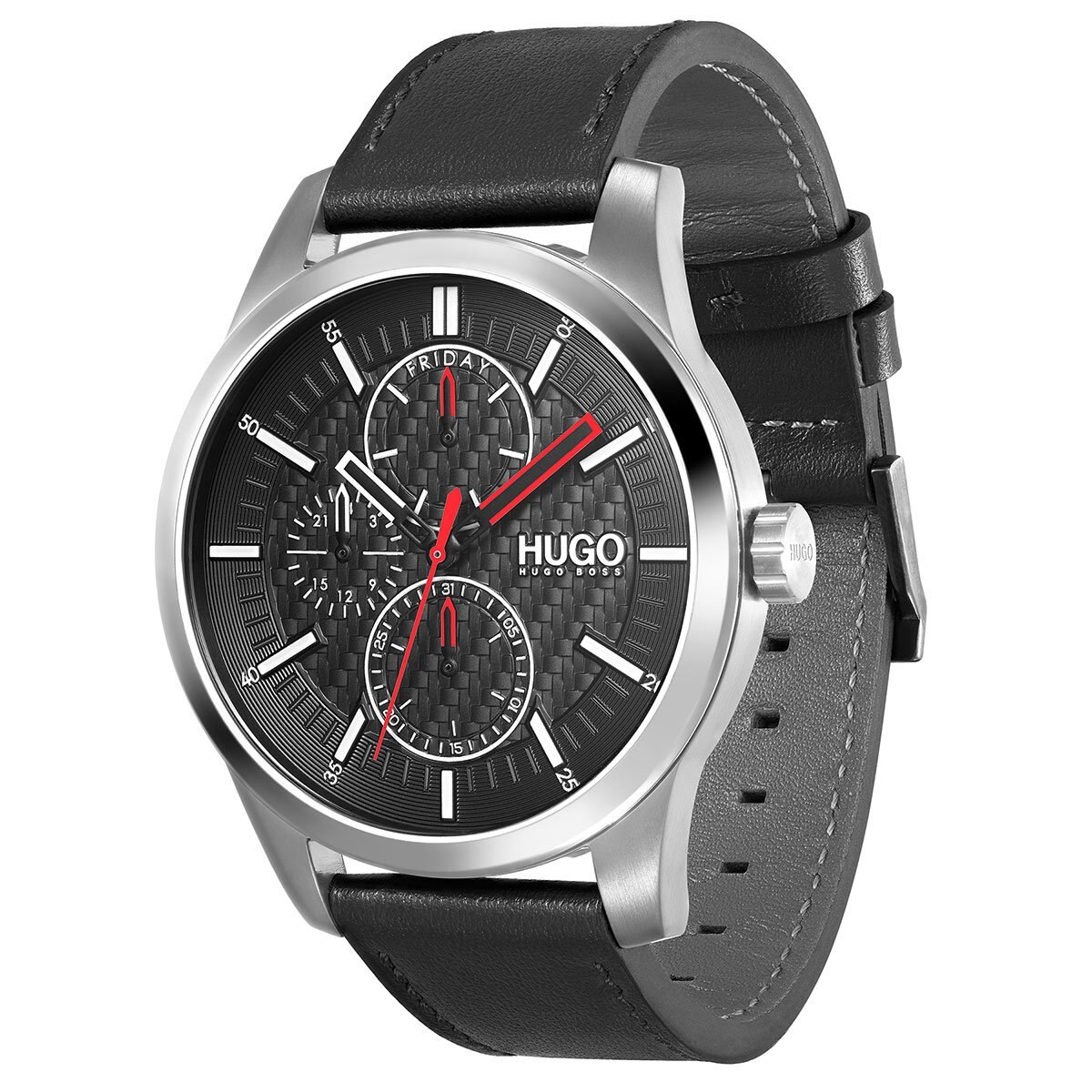 Reloj Negro para Caballero Hugo Modelo 1530153