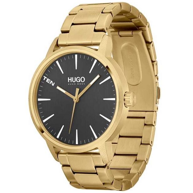 Reloj Dorado para Caballero Hugo Modelo 1530142