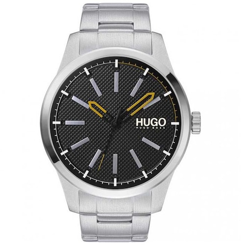Reloj Plateado para Caballero Hugo Modelo 1530147