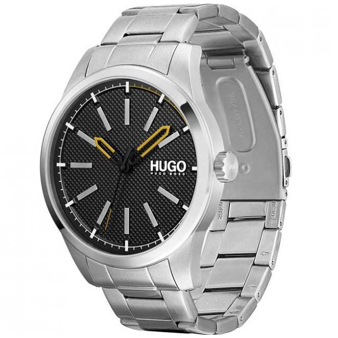 Reloj Plateado para Caballero Hugo Modelo 1530147