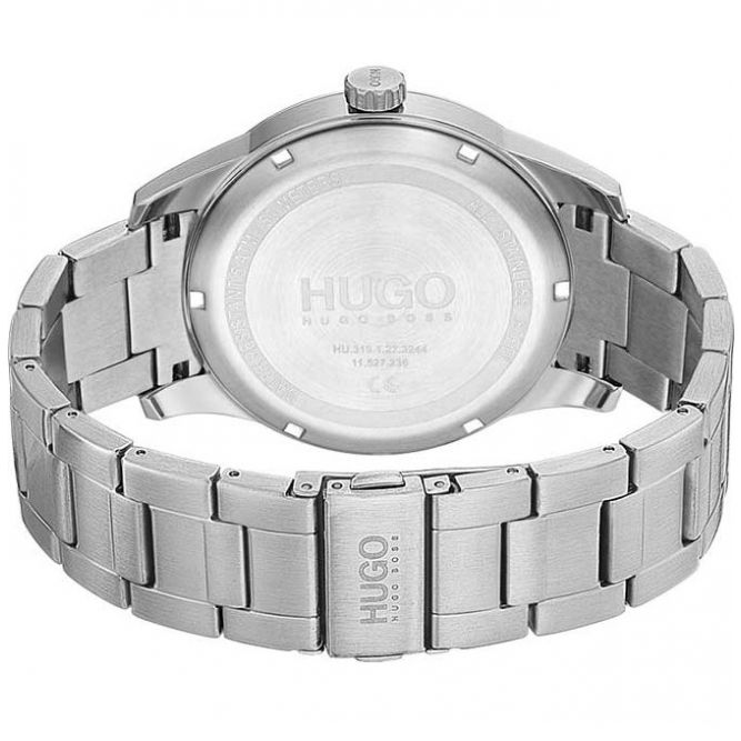 Reloj Plateado para Caballero Hugo Modelo 1530147