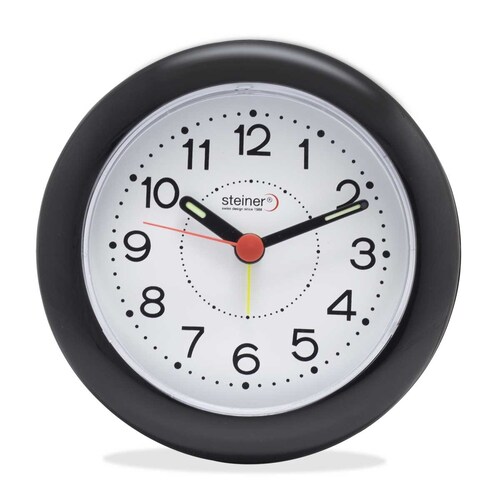 Reloj Despertador Negro Steiner Modelo Rd301Bk-R2