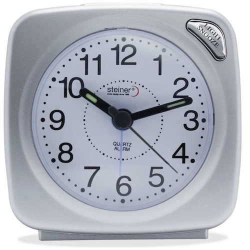 Reloj Despertador Plata Steiner Modelo Sr951S