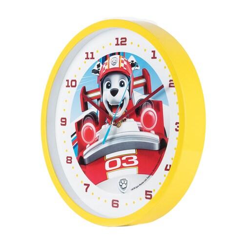 Reloj de Pared Infantil Amarillo Paw Patrol Modelo Pppd01Amrj
