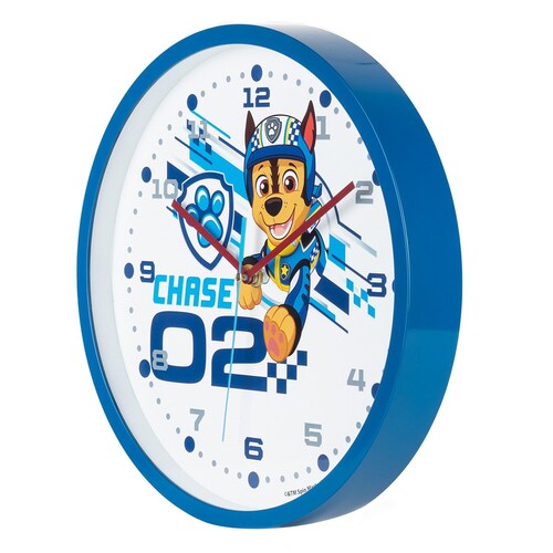Reloj de Pared Infantil Azul Paw Patrol Modelo Pppd01Azrj