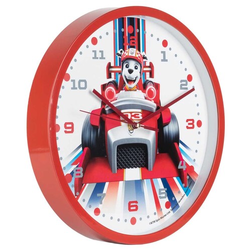 Reloj de Pared Infantil Rojo Paw Patrol Modelo Pppd01Rjrj
