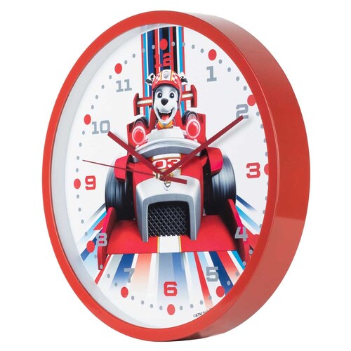 Reloj de Pared Infantil Rojo Paw Patrol Modelo Pppd01Rjrj