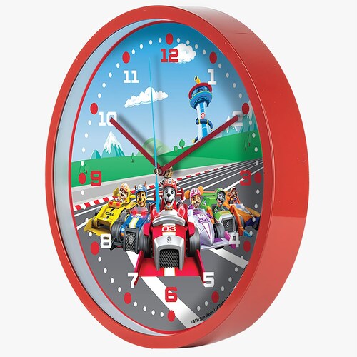 Reloj de Pared Infantil Rojo Paw Patrol Modelo Pppd01Vdrj