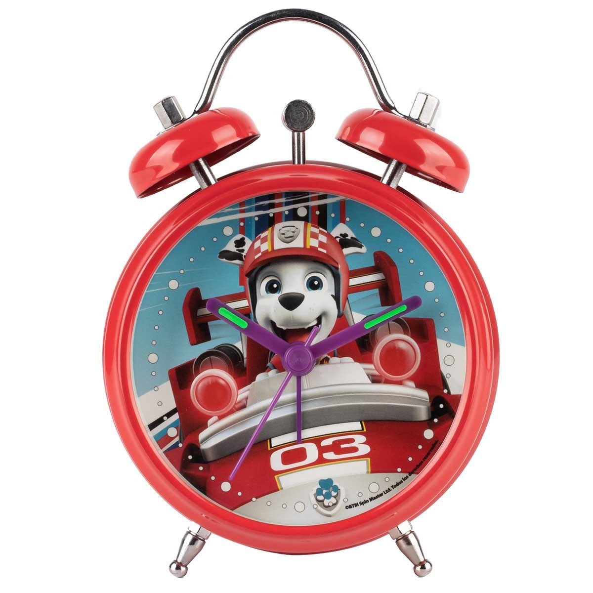 Despertador Infantil Rojo Paw Patrol Modelo Ppds01Rjaz