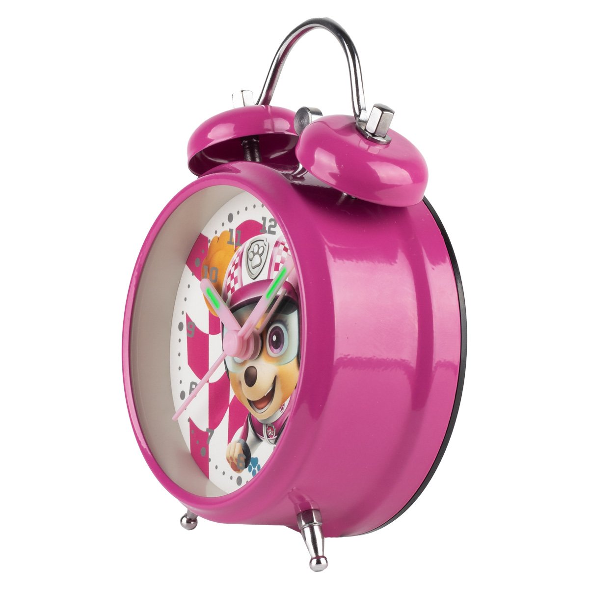 Despertador Infantil Rosa Paw Patrol Modelo Ppds01Rsrs