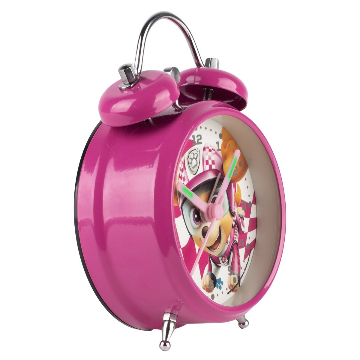 Despertador Infantil Rosa Paw Patrol Modelo Ppds01Rsrs