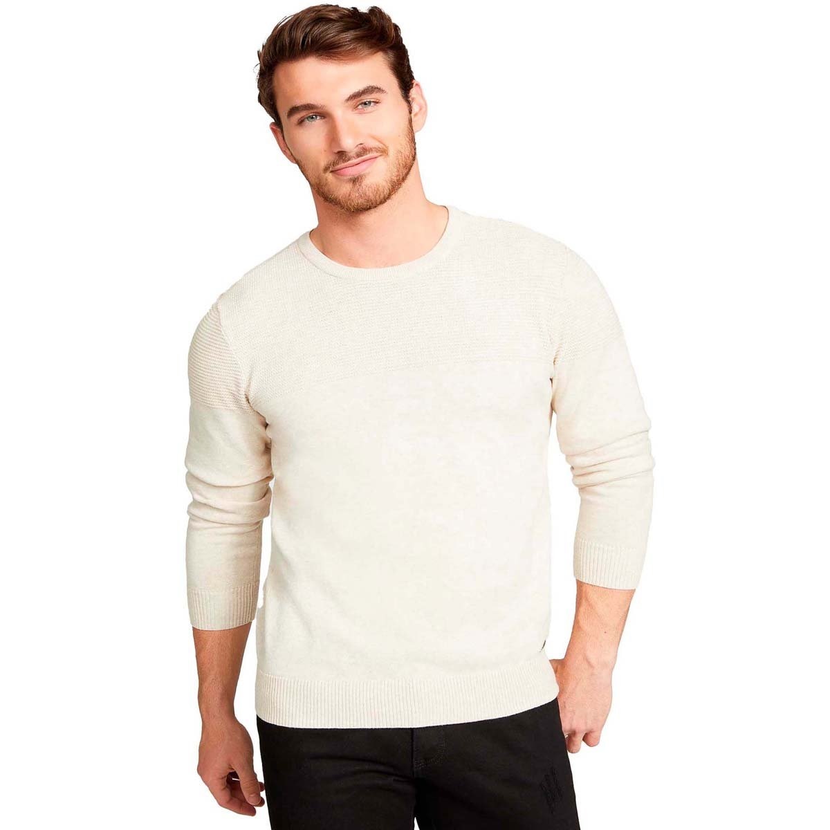 Suéter Blanco para Caballero G By Guess