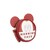 Monedero Rojo Y Negro Mickey Mouse W Capsule